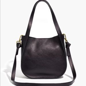 NWT Madewell Sydney Shoulder Bag.  Lux leather. Black. Never used!